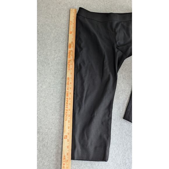 SOCA ST JOHN Women Pants Size 10 Cropped Ponte Knit Stretch Side Zip Minimalist - Picture 10 of 11